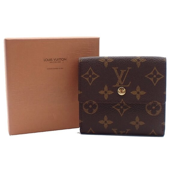 LOUIS VUITTON Porte Monnaie Billet Carte Credit Wallet Monogram M61652 02YH609 - Picture 1 of 16